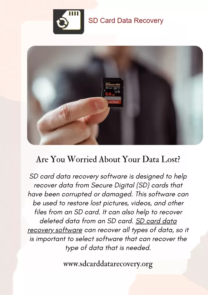 are you worried about your data lost