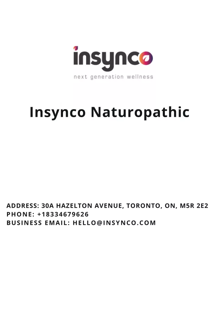 insynco naturopathic