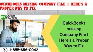 quickbooks missing company file here s a proper way to fix