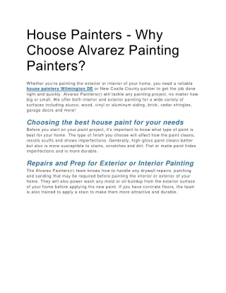 House Painters