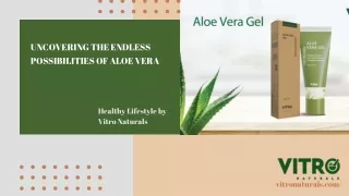 Uncovering the Endless Possibilities of Aloe Vera