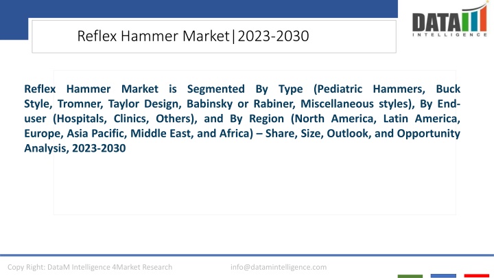 reflex hammer market 2023 2030
