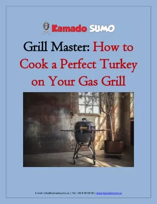 Grill Master: How to Cook a Perfect Turkey on Your Gas Grill