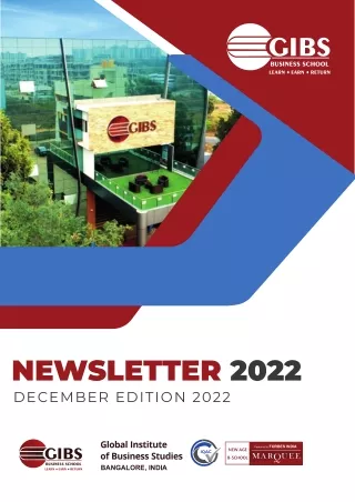 The Campus Chronicles - Newsletters2022 of GIBS Business School | Top BBA/PGDM