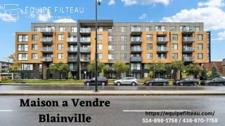 Maison a Vendre Blainville