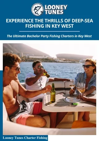 experience the thrills of deep sea fishing