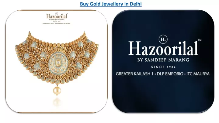 buy gold jewellery in delhi