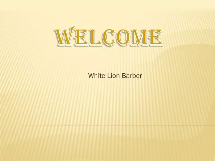 white lion barber