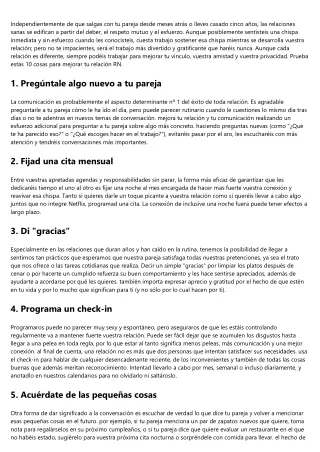 Maneras sorprendentes de mejorar tu relación