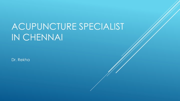 acupuncture specialist in chennai