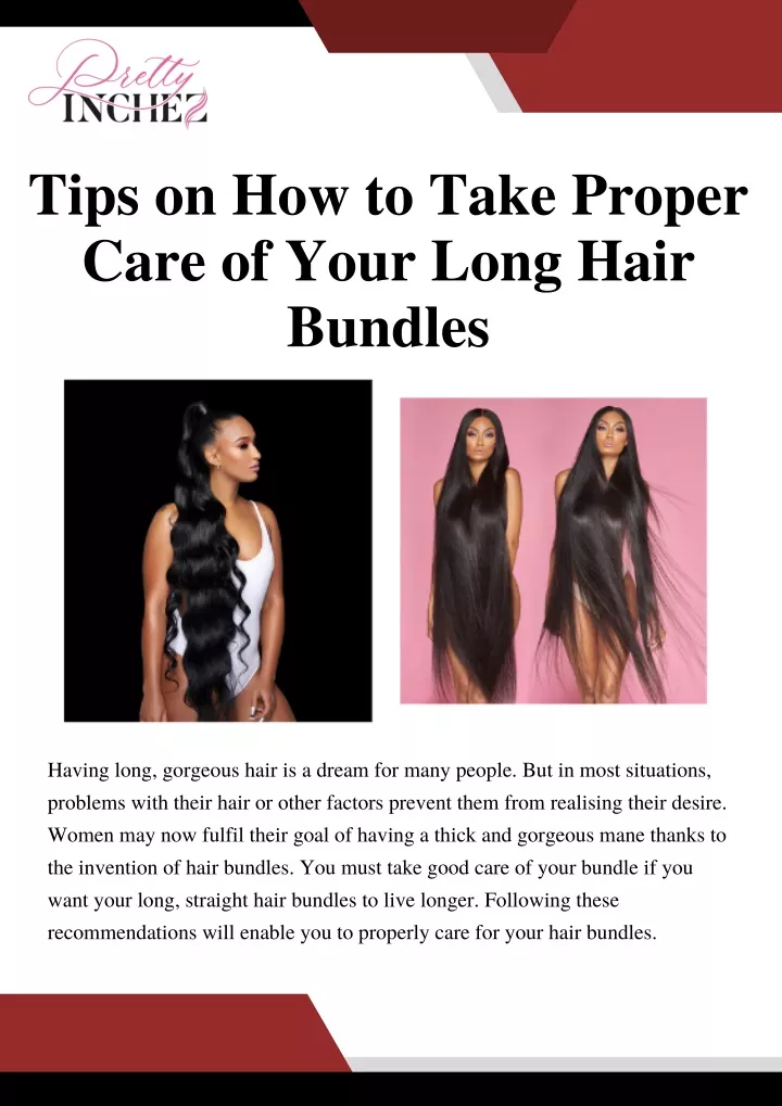 tips on how to take proper care of your long hair