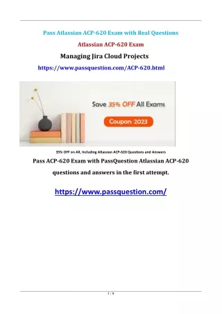Managing Jira Cloud Projects ACP-620 Exam Questions