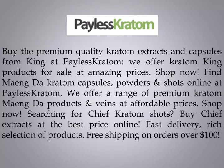 buy the premium quality kratom extracts