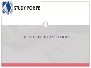 Is The FE Exam Hard