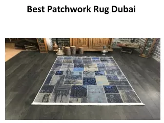 Best patchwork rug Dubai