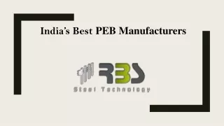 India’s Best PEB Manufacturers in Ghaziabad