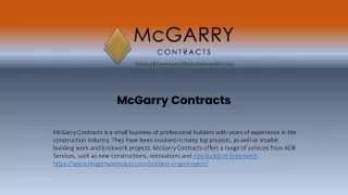 mcgarry contracts