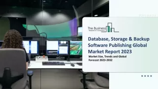 database storage backup software publishing