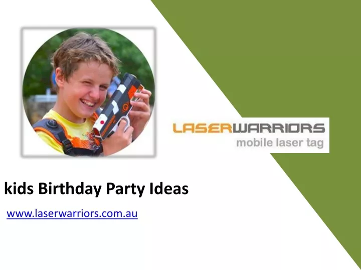 kids birthday party ideas