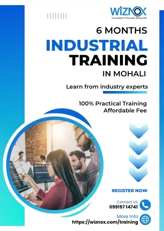 6 Months Industrial Training in Mohali Chandigarh - Learn From Experts