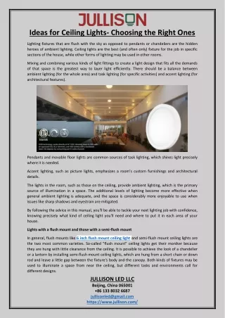 ideas for ceiling lights choosing the right ones