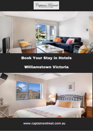 Book Your Stay in Hotels Williamstown Victoria