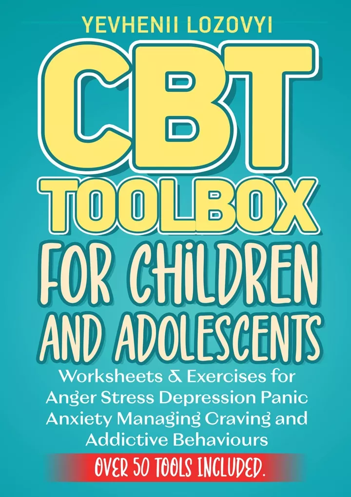 cbt toolbox for children and adolescents