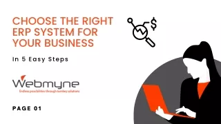 How To Choose The Right ERP System For Your Business In 5 Easy Steps