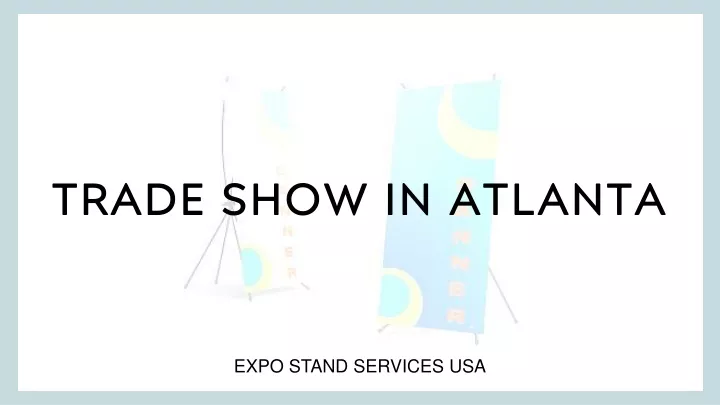 trade show in atlanta