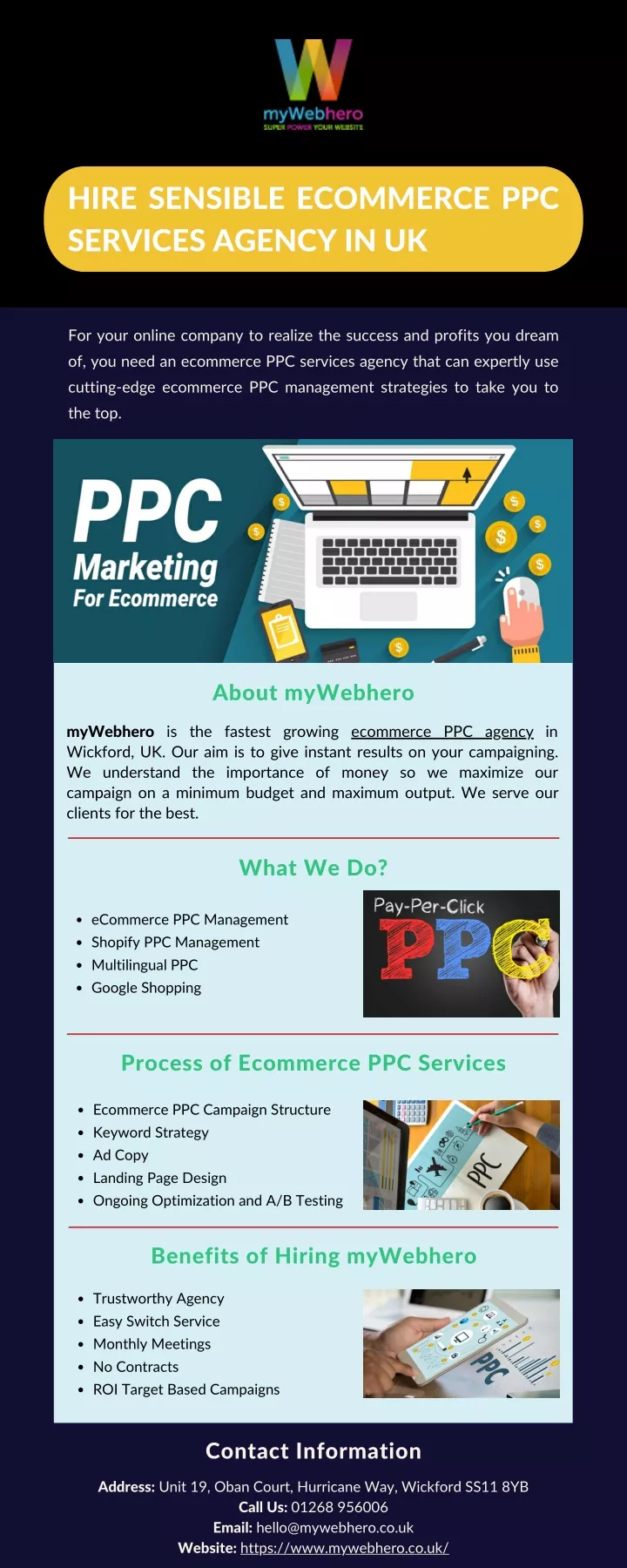 hire sensible ecommerce ppc services agency in uk