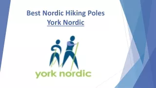 Best Nordic Hiking Poles - York Nodic
