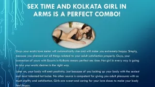 Sex time and Kolkata girl in arms is a Perfect Combo!