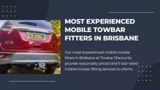 Most Experienced Mobile Towbar Fitters in Brisbane