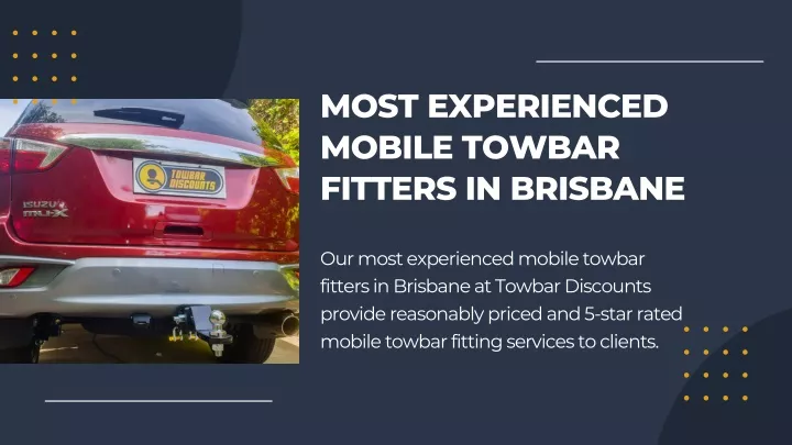 most experienced mobile towbar fitters in brisbane