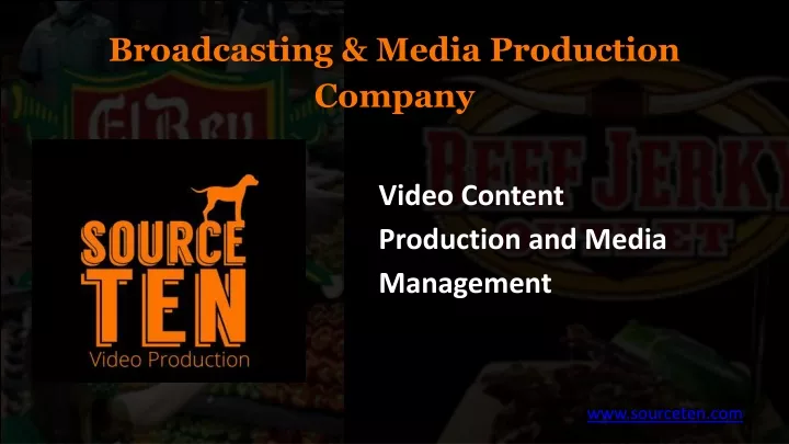 broadcasting media production company