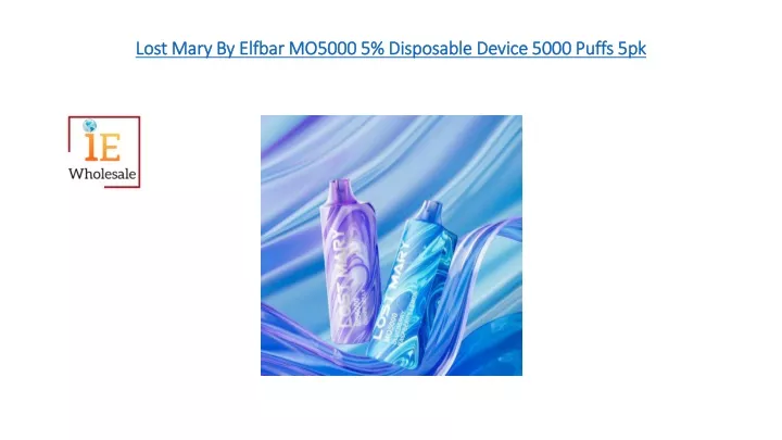 lost mary by elfbar mo5000 5 disposable device 5000 puffs 5pk