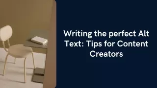 Writing the perfect Alt Text Tips for Content Creators