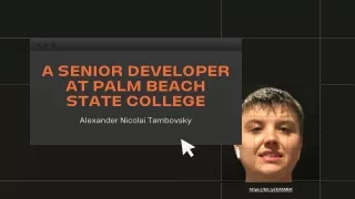 Alexander Tambovsky | Experience With Laravel, Php, and Web Development