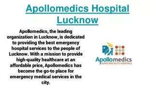 Emergency care service in Lucknow