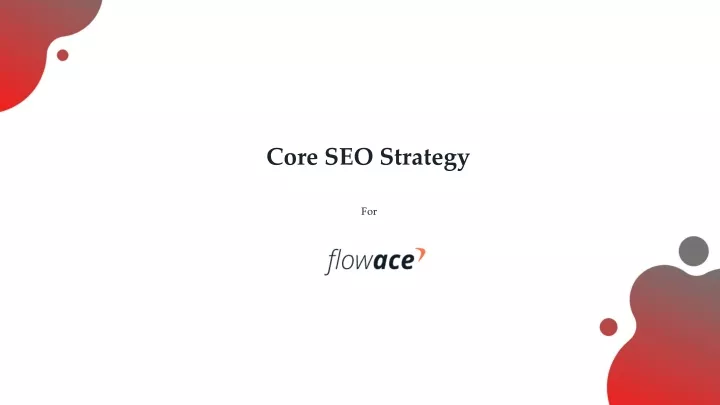 core seo strategy