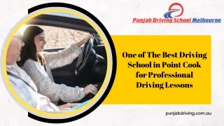 One of The Best Driving School in Point Cook for Professional Driving Lessons