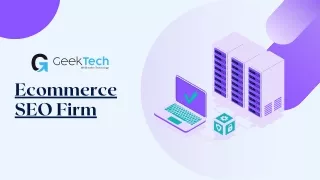 Ecommerce SEO Firm- Geek Tech