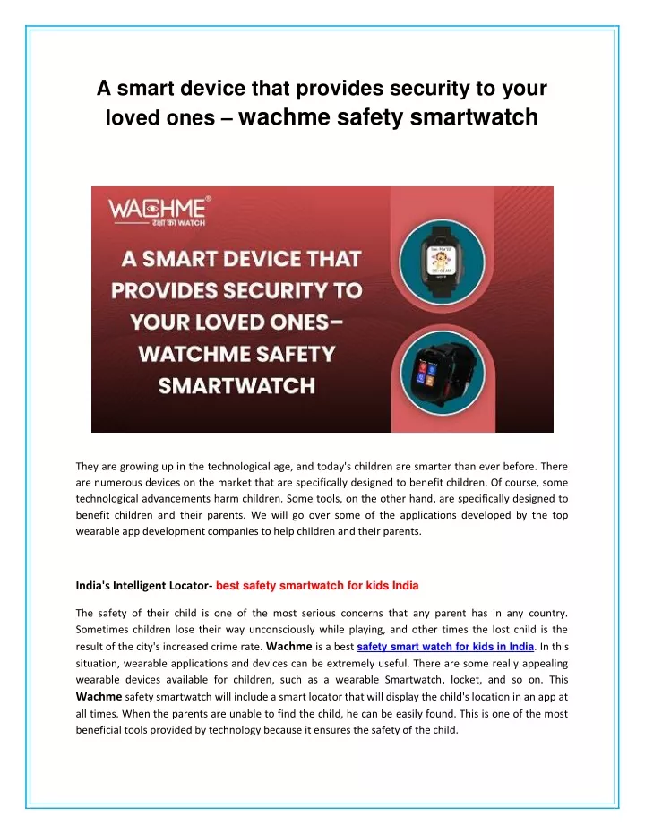 a smart device that provides security to your