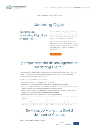 Servicios Marketing Digital Monterrey