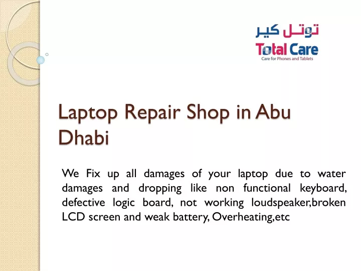 laptop repair shop in abu dhabi