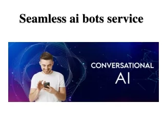Seamless ai bots service- Avenir Digital