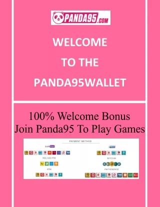 Panda95wallet Download Games at Top Online Casino in Malaysia
