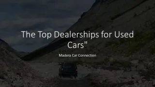 Madera Used Cars For Sale