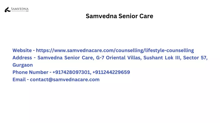 samvedna senior care