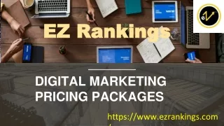 DIGITAL MARKETING PRICING PACKAGES
